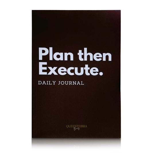 "Plan and Execute" Daily/Monthly Journal for Achieving Your Goals